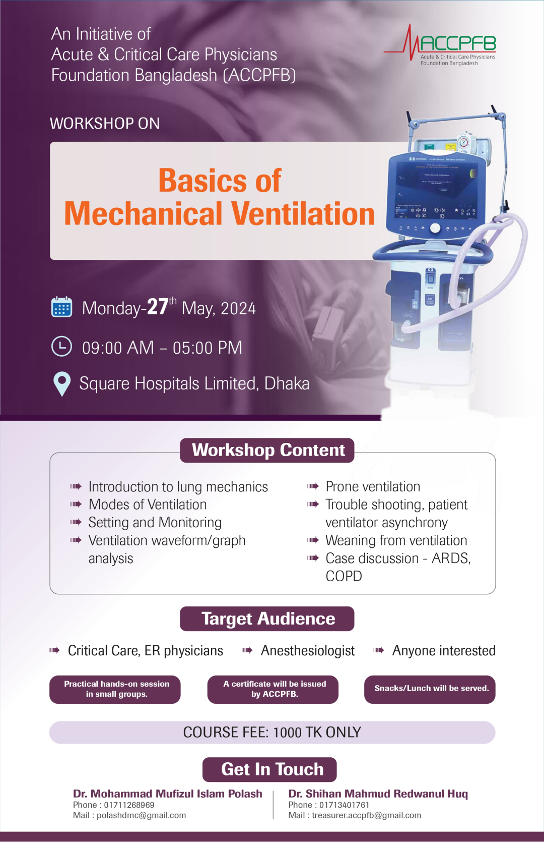 Basics of Mechanical Ventilation