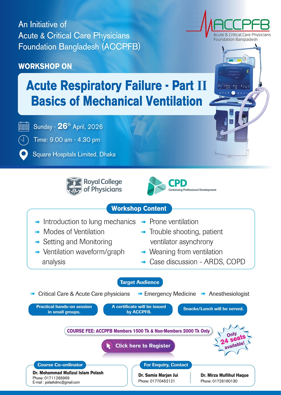 Acute Respiratory Failure - Part II Basics of Mechanical Ventilation